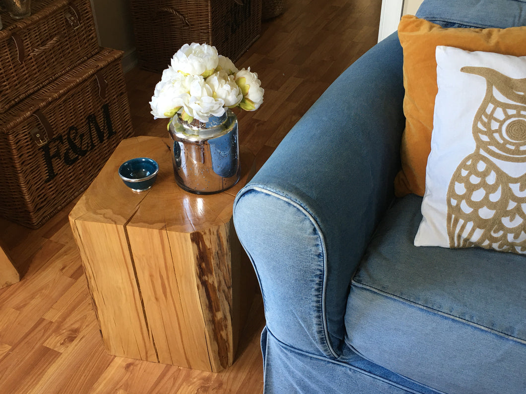 Extra Large Cube Reclaimed Solid Wood Coffee Table